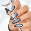 Sethaxy Mine-Based Nail Tip, Long Almond, Gradient, Press-On Nail, Pearl,