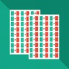 PAPERZIP - Mexico Flags (Bandera de México) – 48 Stickers