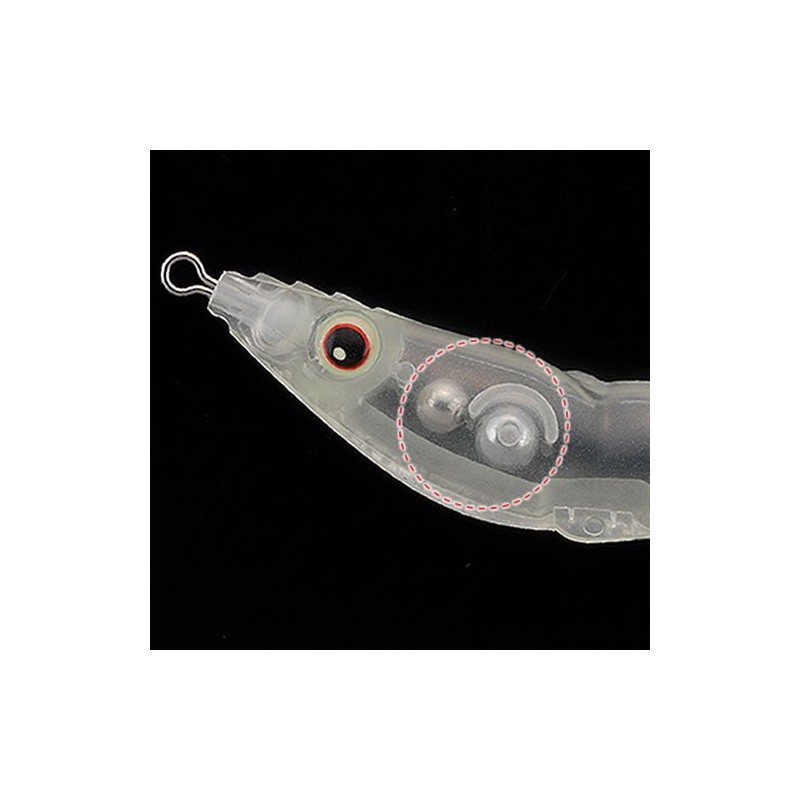DUEL(デュエル) スッテ EZ-SLIM 布巻 パラソル 85mm 04 LBBL 重量:6g A1687-LBBL-夜光ボイルブラック