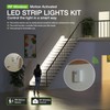 RAYZEEK Wireless Motion Activated LED Strip Lights Kit,19.7FT Dimmable&UL Listed