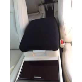 Auto Console Covers- Fits The Lexus GX 460 2010-2023 Center Console Armrest Lid Cover Protective Fleece Fabric- Black