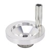 Lathe Handwheel 80mm Aluminum Alloy Hand Wheel with Crank Handle