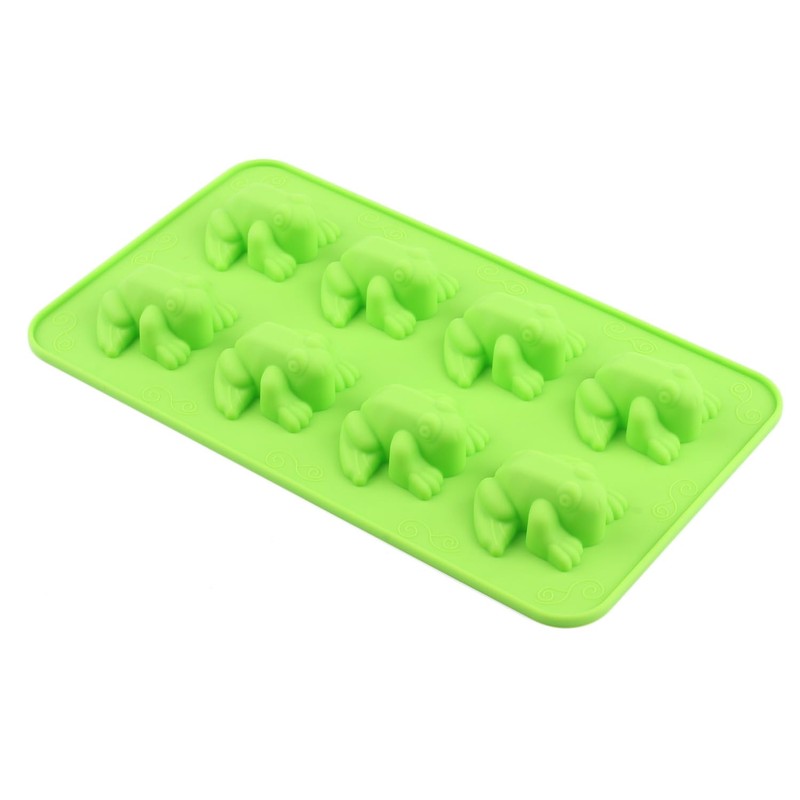 AIBOYA 8 Cavity Passover Frog Silicone Candy Molds Frog Shaped