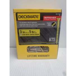 DECKMATE #9 x 3 in. Star Flat-Head Wood Deck Screw 5lbs