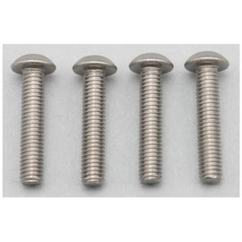 Yokomo ZC-BH315TA M3 x 15 mm BHS Screw, 4 Pieces, Titanium Hexagonal Hole
