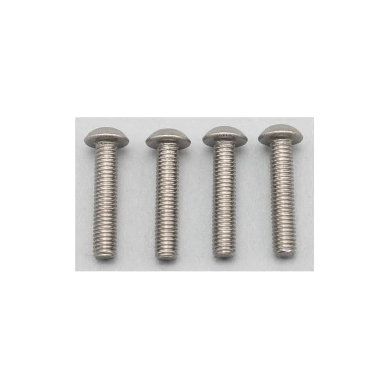 Yokomo ZC-BH315TA M3 x 15 mm BHS Screw, 4 Pieces,