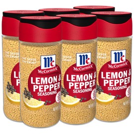 McCormick Lemon & Pepper Seasoning, 3.5 oz (Pack of 6)
