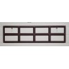 Clopay Ideal Holmes STOCKTON 612 CHOCOLATE Replacement Window Inserts/LONG Panel