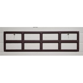 Clopay Ideal Holmes STOCKTON 612 CHOCOLATE Replacement Window Inserts/LONG Panel HOLMES Garage Doors