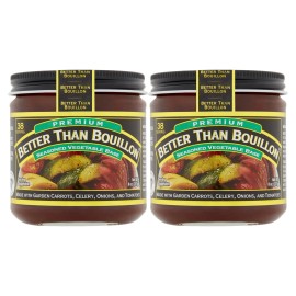 Better Than Bouillon Premium Seasoned Vegetable Base 8 Ounce Pack of 2