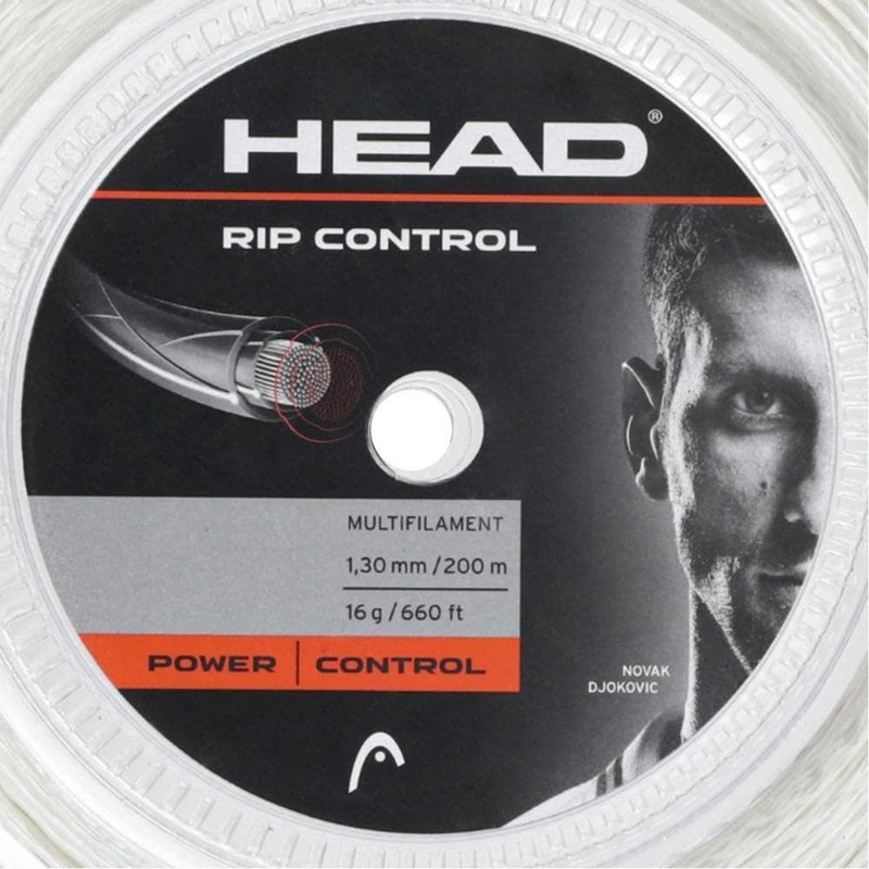 HEAD Unisex's Rollo Rip Control Reel 03/04 Racquet String-Multi-Colour/White, Size