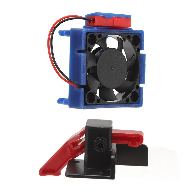 ESC Cooling Fan ESC Reset Switch Set for Traxxas VXl
