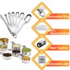 Jeyssui Measuring Cup and Spoon Set, Including 7 Stainless Steel