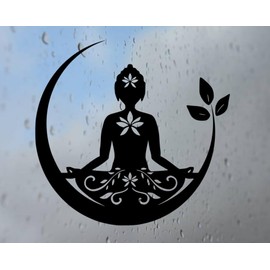 Buddha Chakra Peace Love Good Vibes Decal for Truck, Funny, Tumbler, Window, Laptop, Phone, Home Decoration.