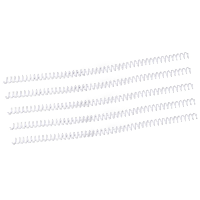 100PCS Spiral Binding Coils 48 Loops 4:1 Pitch A4 Paper