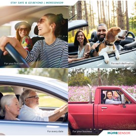 MORESENSOR Compact PRO Series 433MHz TPMS Tire Pressure Sensor | Preprogrammed for Select 15+ Japanese Brand Models 40770-4CB1B | Rubber Valve Stem | KX-S104-SN