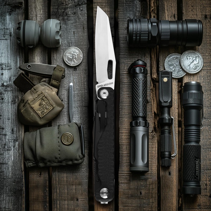 MOSSY OAK 多機能ナイフ 折りたたみナイフ フォールディング マルチ ツール 万能 アーミーナイフ 12IN1