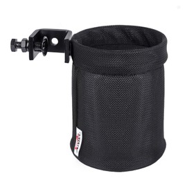 Xislet No-Drilling Required Golf Cart Universal Cup Holder Compatible with 0.75"-1.0" EZ-GO Zone Cart Square Tube Mount Club Cart Water Bottle Drink Holder (1)