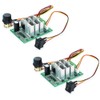 2pcs DC 5V-36V 15A 3-Phase Brushless Motor Speed Controller Driver