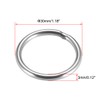 sourcing map 201 Stainless Steel O Ring 30mm(1.18") Outer Diameter
