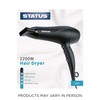 STATUS: Lyon Black Hairdryer / 1800-2200w / 2 Speeds, 3