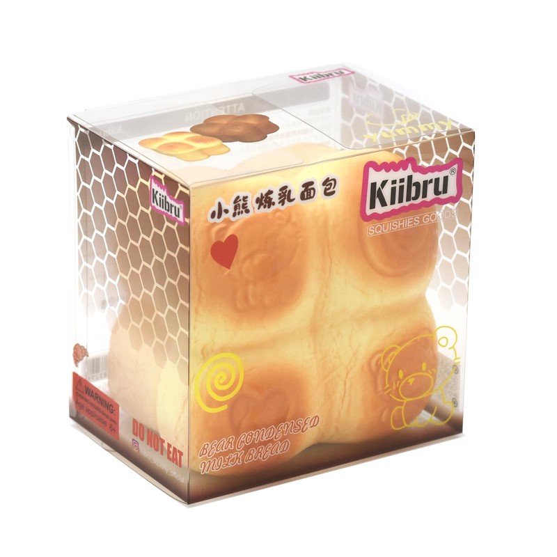Kiibru Jumbo Squeeze Bears 4.7 inches (12 cm), Memory Foam,