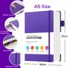 FOCUS DAY Notebook A5 Lined Diary Leather Hardcover 320 Pages
