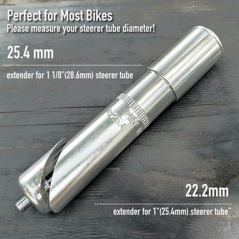 ONIPAX Bike Stem Quill Adapter 22.2mm/25.4mm