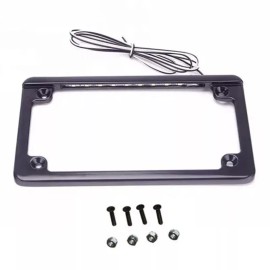 Cadence Motorsports Black LED License Plate Frame