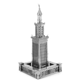 Metal Earth Fascinations ICX026 ICONX 502817 - Lighthouse of Alexandria, lasergeschnittener 3D-Konstruktionsbausatz, 2 Metallplatinen, ab 14 Jahren