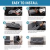 H.VERSAILTEX 4 Pieces Stretch Futon Covers Sofa Bed Slipcover with