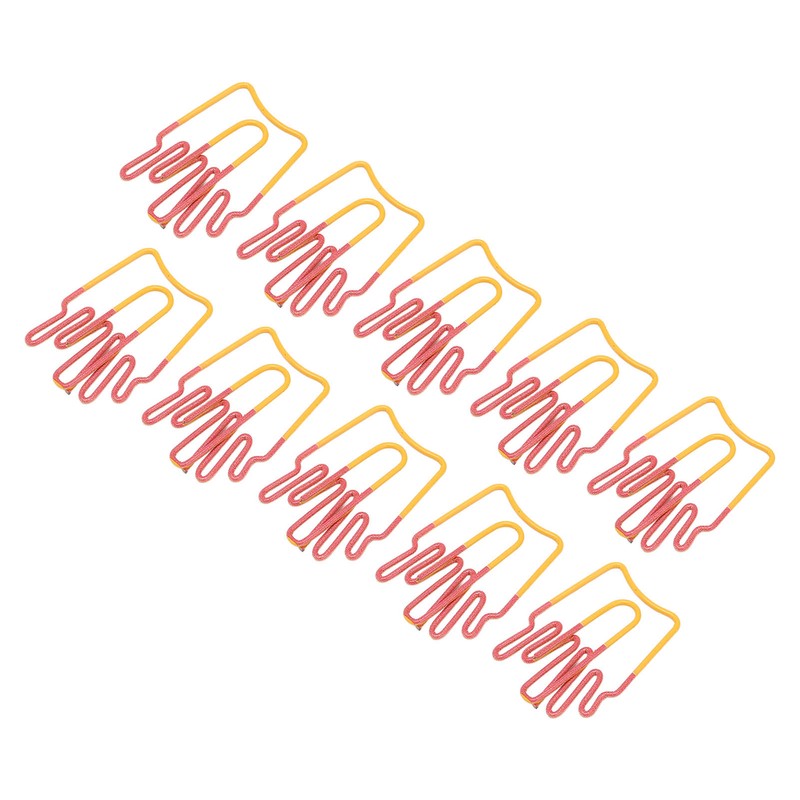 100Pcs Paper Clips Cute French Fries Shape Electroplating Process Lightweight