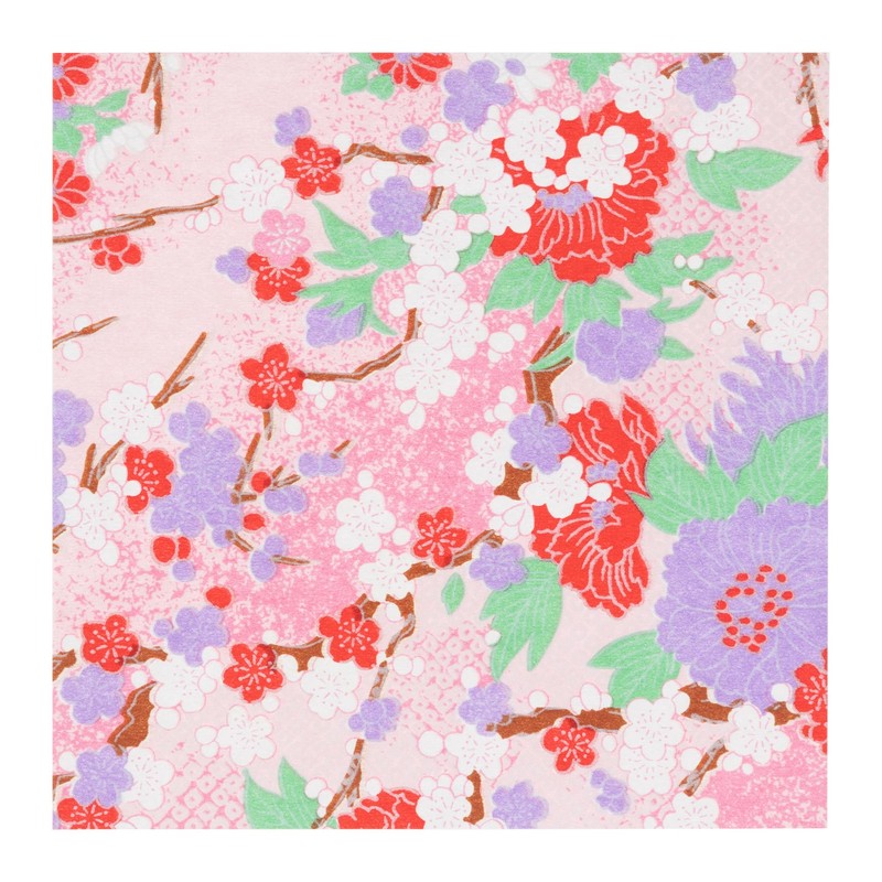 和紙かわ澄 千代紙 友禅和紙 15×15cm 15柄・15枚入 Cセット