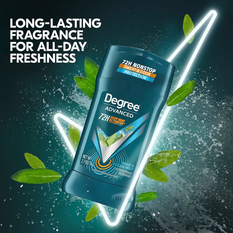 Degree Men Antiperspirant Deodorant Sage & Ocean Mist 72-Hour Sweat