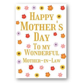 Second Ave Flowers Mother in Law Happy Mother's Day Card For Mum