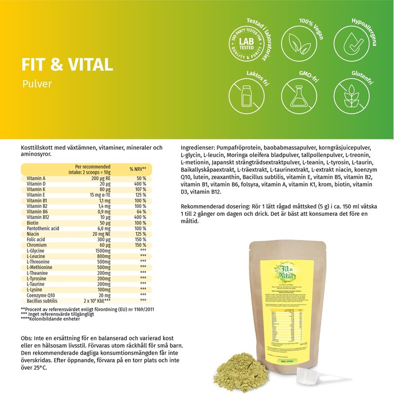 Fit & Vital 900 g for more energy in everyday