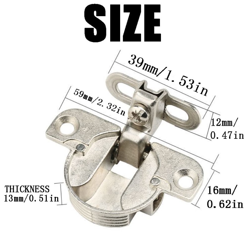 Face Frame Quiet Soft Close Cabinet Door Hinges 2Pcs with