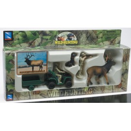 Playset Wild Hunting Assorted (You may receive Walleye , Rockmountainelk,Mallard, Antelope, Turkey, Moose,Deer or Pheasant)
