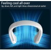 Rezithger Neck Fan Instant cooling device hands-free rechargeable white