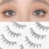 Musegetes False Eyelashes, 4D False Eyelashes, Natural False Eyelashes, Ultra