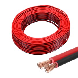 sourcing map 20AWG Copper Clad Aluminum Wire, 148FT Electrical Wire Conductor Parallel High Conductivity for LED Lighting Strip CB Radios Transformer