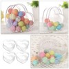 Clear Heart Candies Boxes Transparent Treat Boxes for Wedding Party