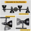 HiBay Track Lighting Fixtures Ceiling, Adjustable 4-Light Track Light Kit,