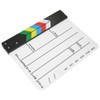 30x25CM Acrylic Movie Clapperboard Professional Director Action Clap Film Photography