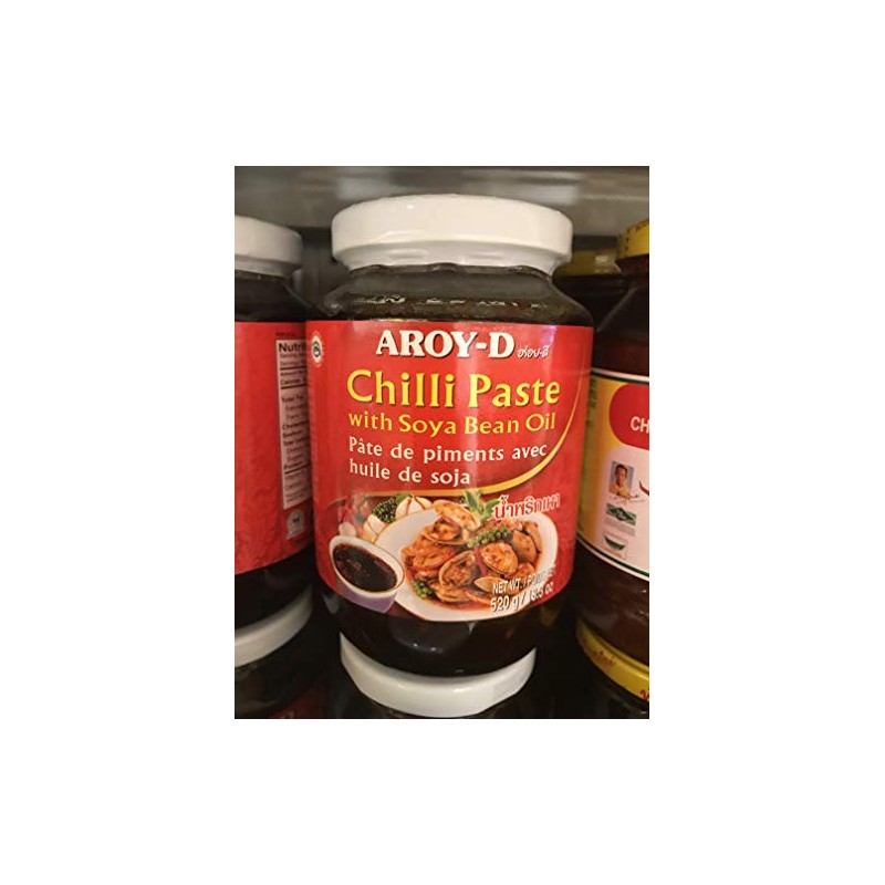 Aroy-D Chilli Paste with Soya Bean Oil - 520g -