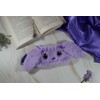 Bunny Animal Plush Comfortable Sleep Eye Mask (Purple Bunny)