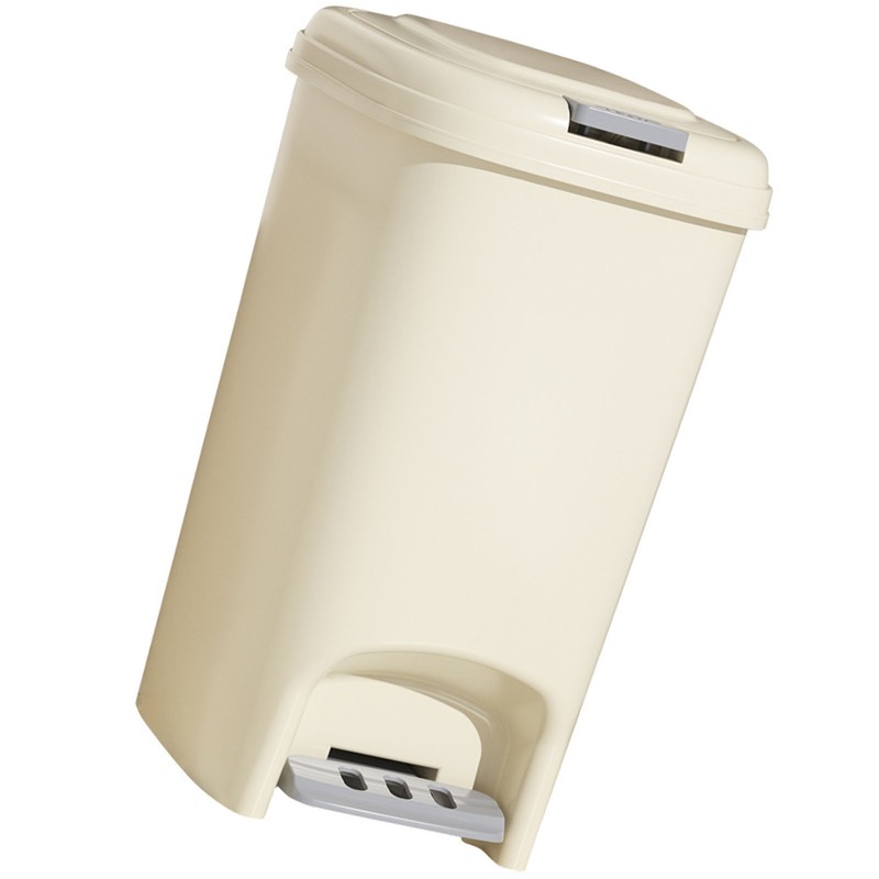 Foot Step Trash Can Large Capacity Versatile Stylish Lid Design