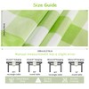 Fabric Checkered Table Runner 1 Pack Waterproof Gingham Table Runner