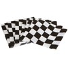 Creative Converting 660944 Lunch Napkins, 18 Count , Black and