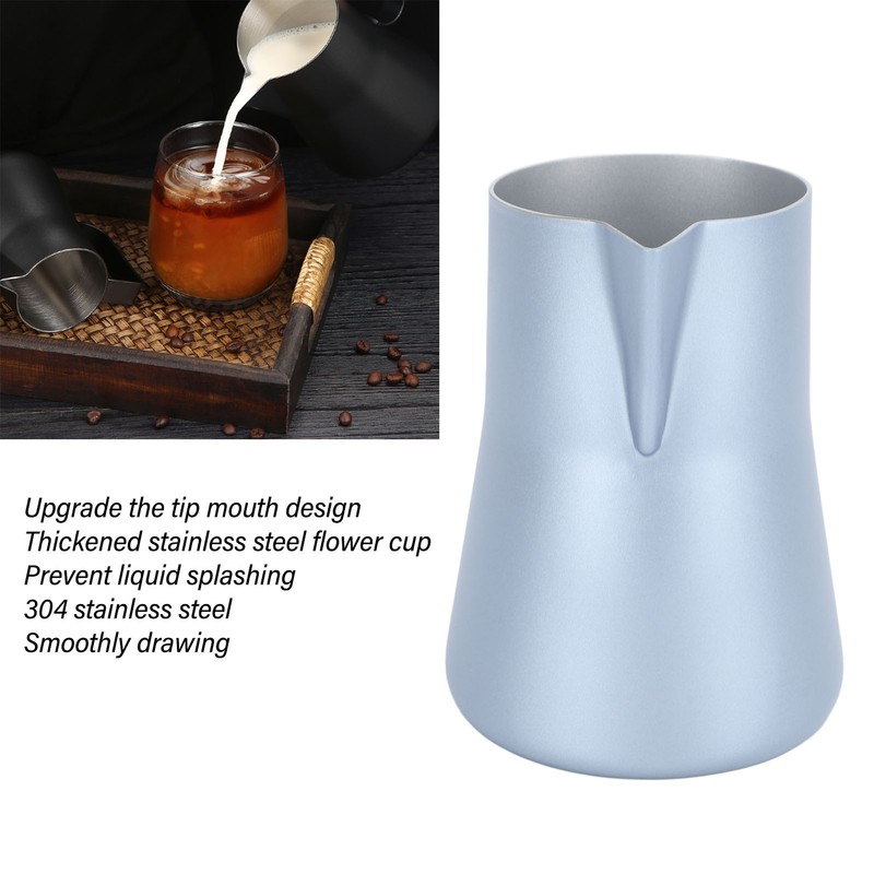 550ml Milk Frothing Pitcher 304 Stainless Steel Tip Mouth Milk